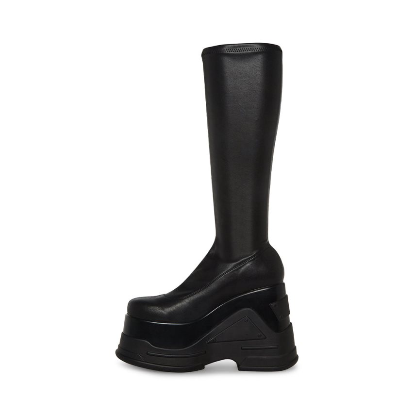 Botas Altas Steve Madden Purpose Mujer Negras | ES OM3E98